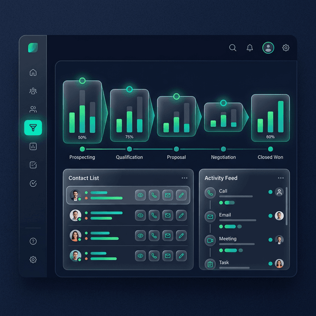 Enterprise CRM Dashboard